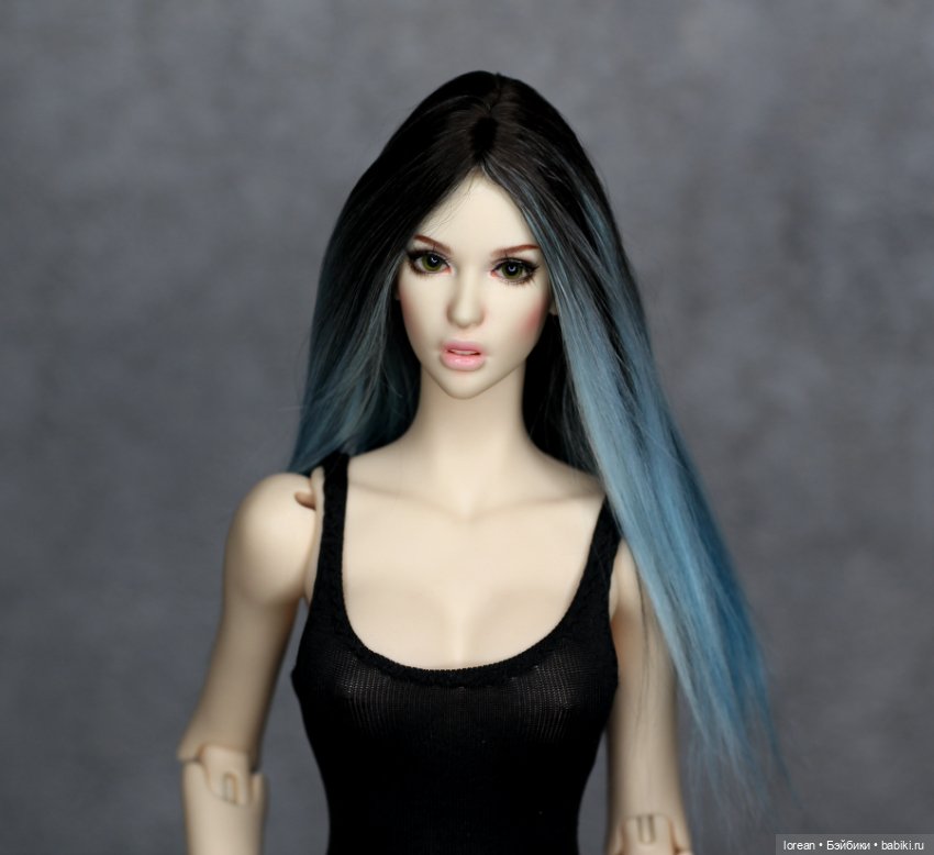 Парик из Альпаки сури для Dollshe Amanda fashion (фото 2)