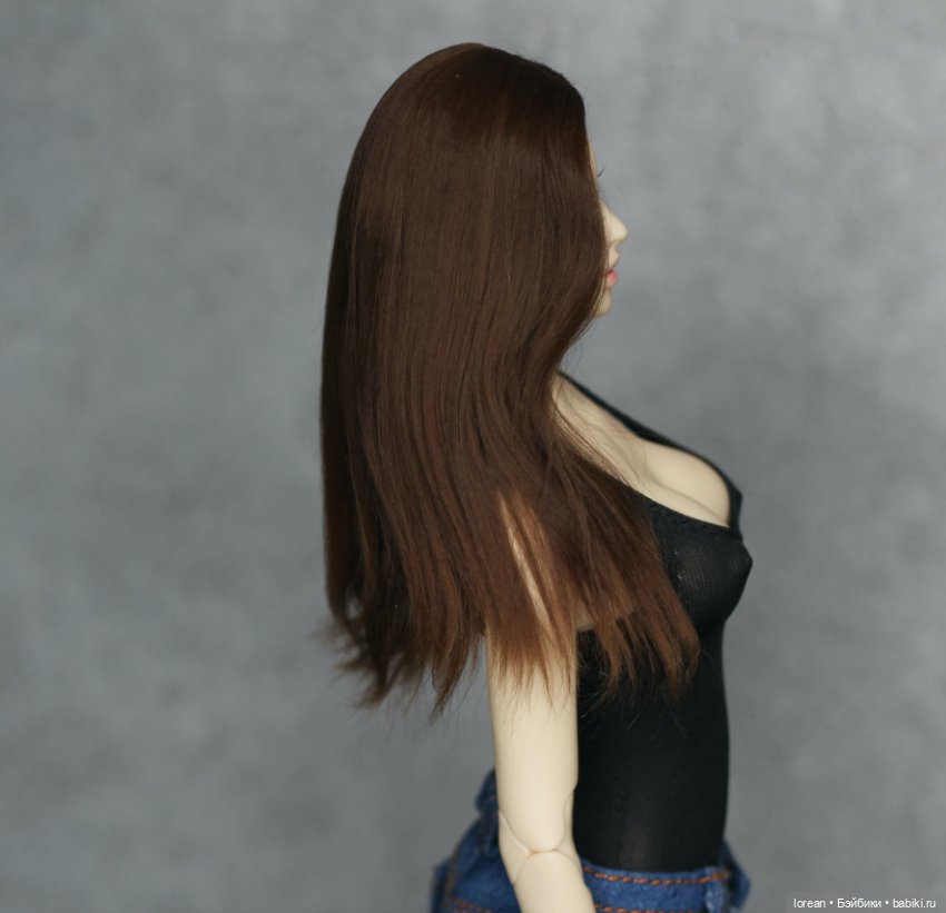 Парик из Альпаки сури для Dollshe Amanda fashion (фото 7)