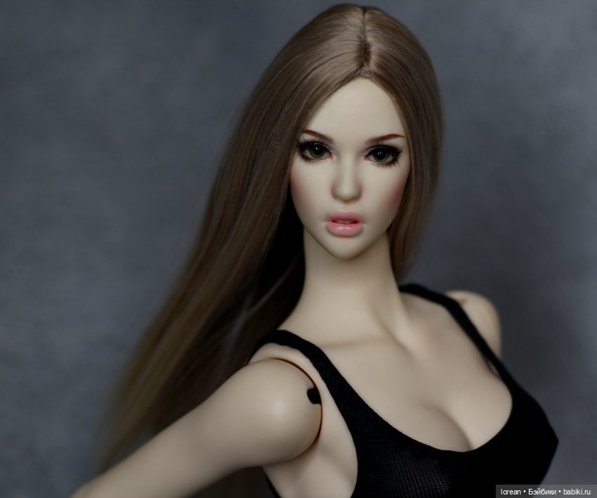 Парик из Альпаки сури для Dollshe Amanda fashion (фото 5)