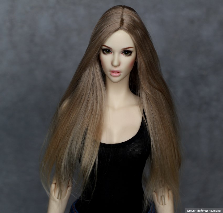 Парик из Альпаки сури для Dollshe Amanda fashion
