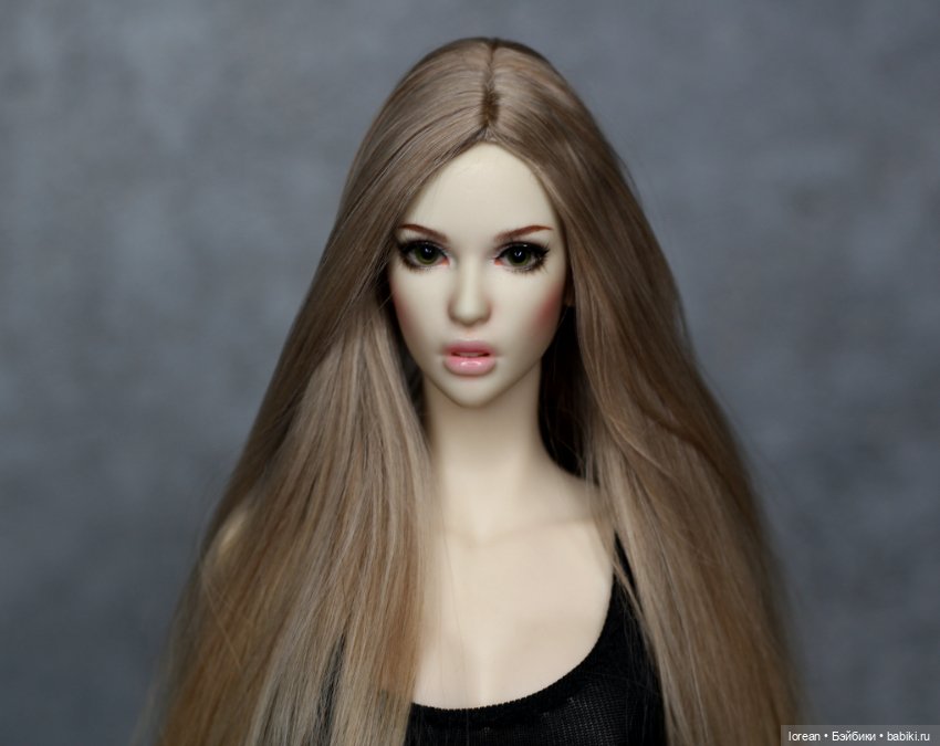 Парик из Альпаки сури для Dollshe Amanda fashion (фото 4)