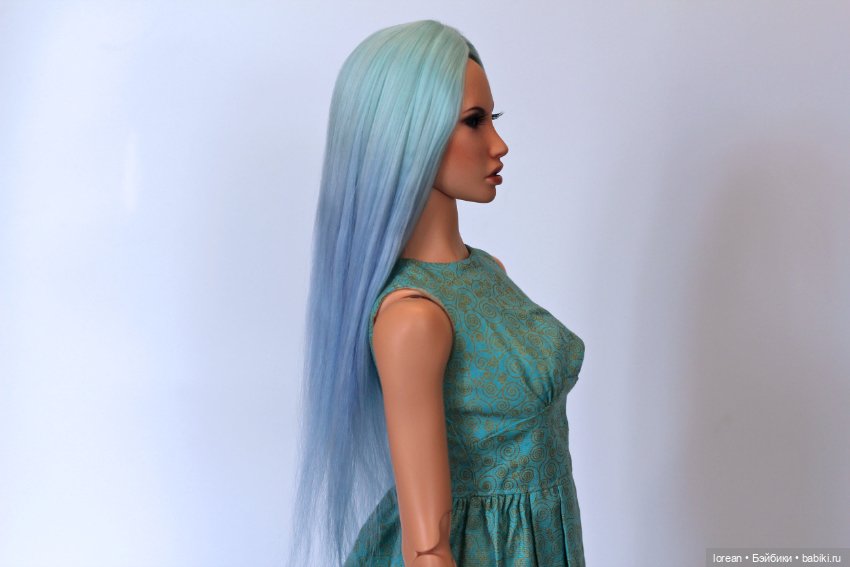 Парик из Альпаки сури для Dollshe Amanda SD (фото 6)