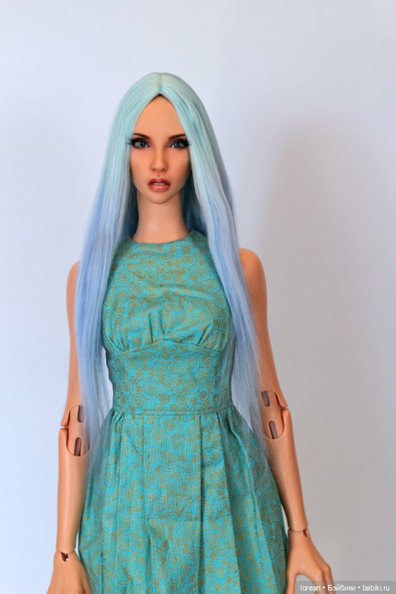 Парик из Альпаки сури для Dollshe Amanda SD