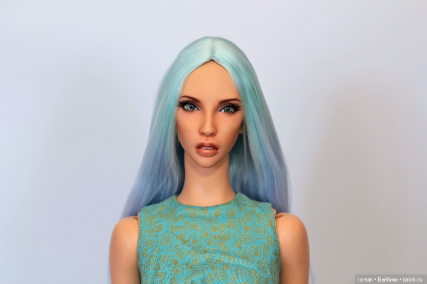 Парик из Альпаки сури для Dollshe Amanda SD (фото 2)