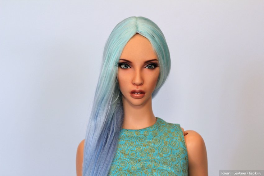 Парик из Альпаки сури для Dollshe Amanda SD (фото 3)