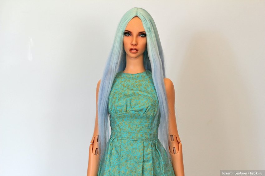 Парик из Альпаки сури для Dollshe Amanda SD (фото 4)