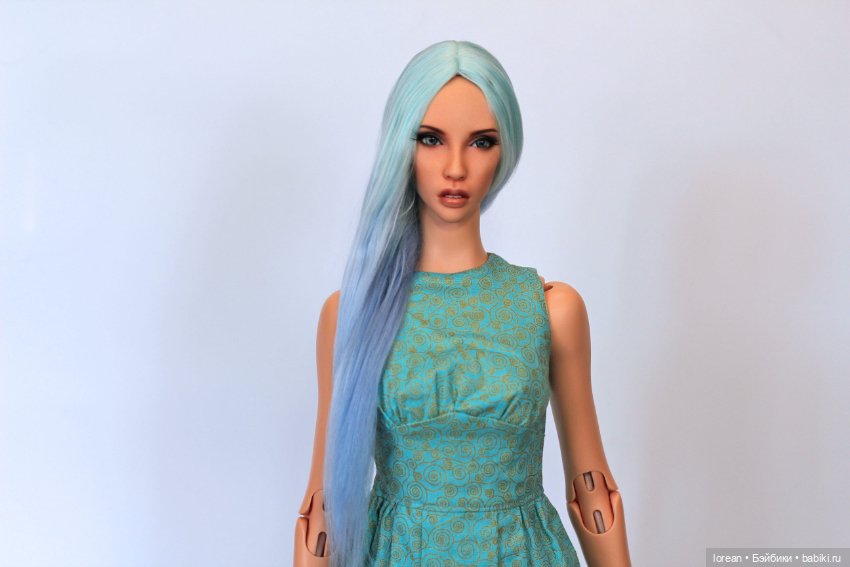 Парик из Альпаки сури для Dollshe Amanda SD (фото 5)