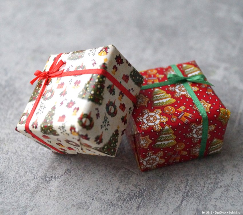 Коробочки под ёлку (масштаб 1:6) (фото 3)