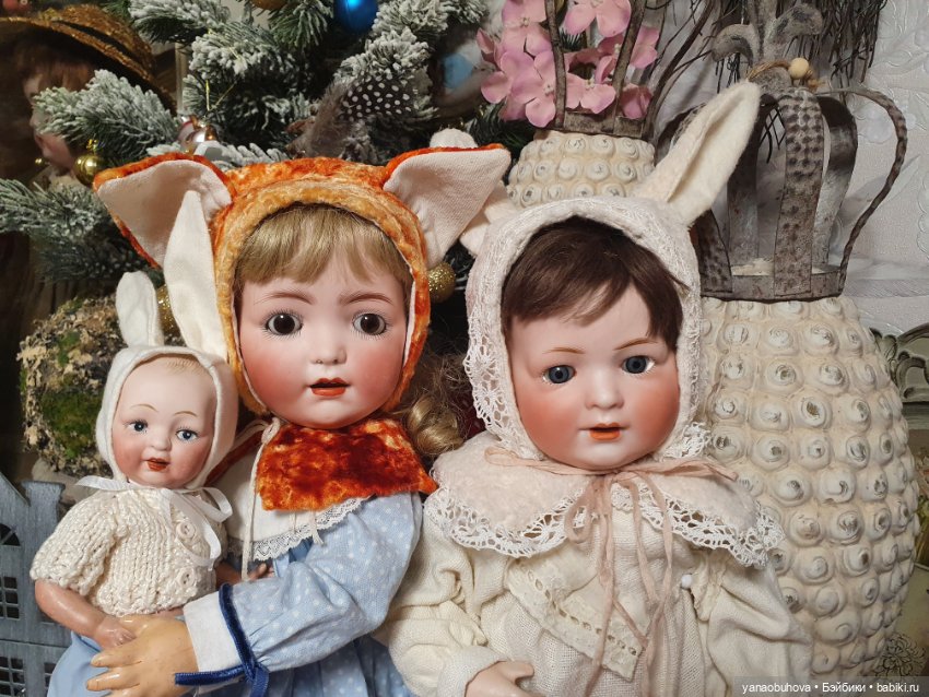 Антикварный крошечный зайчик Ниппон, Япония