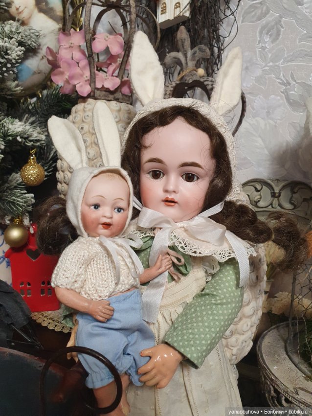 Антикварный крошечный зайчик Ниппон, Япония