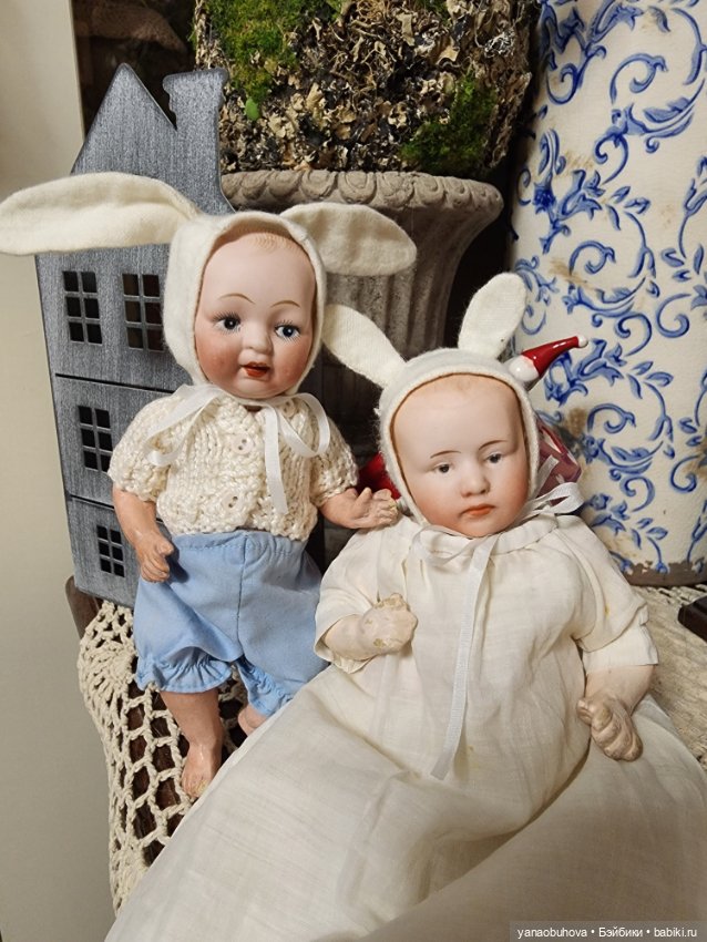 Антикварный крошечный зайчик Ниппон, Япония