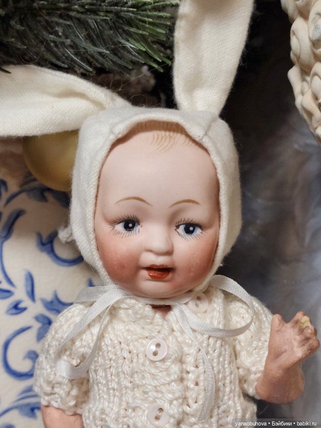 Антикварный крошечный зайчик Ниппон, Япония (фото 10)