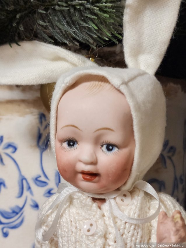 Антикварный крошечный зайчик Ниппон, Япония (фото 2)