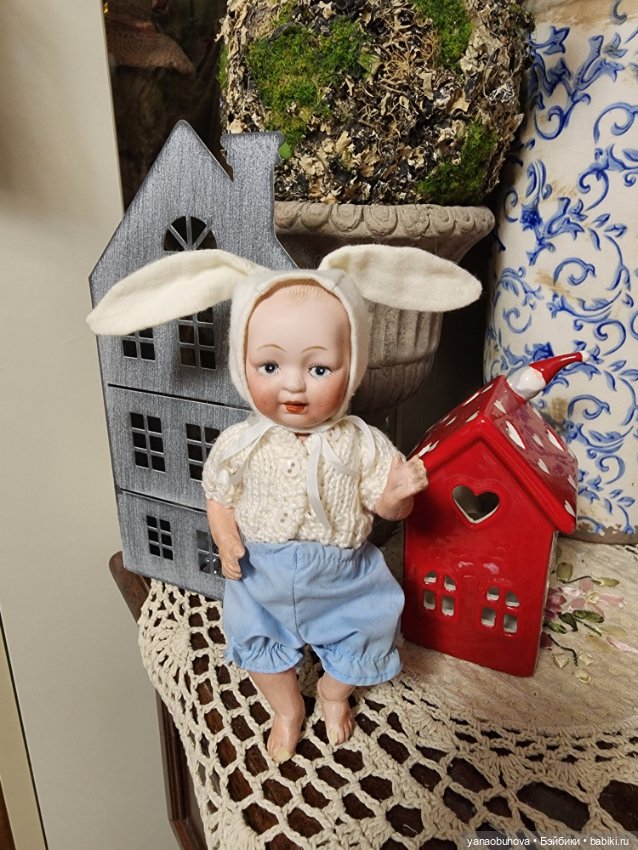 Антикварный крошечный зайчик Ниппон, Япония (фото 6)