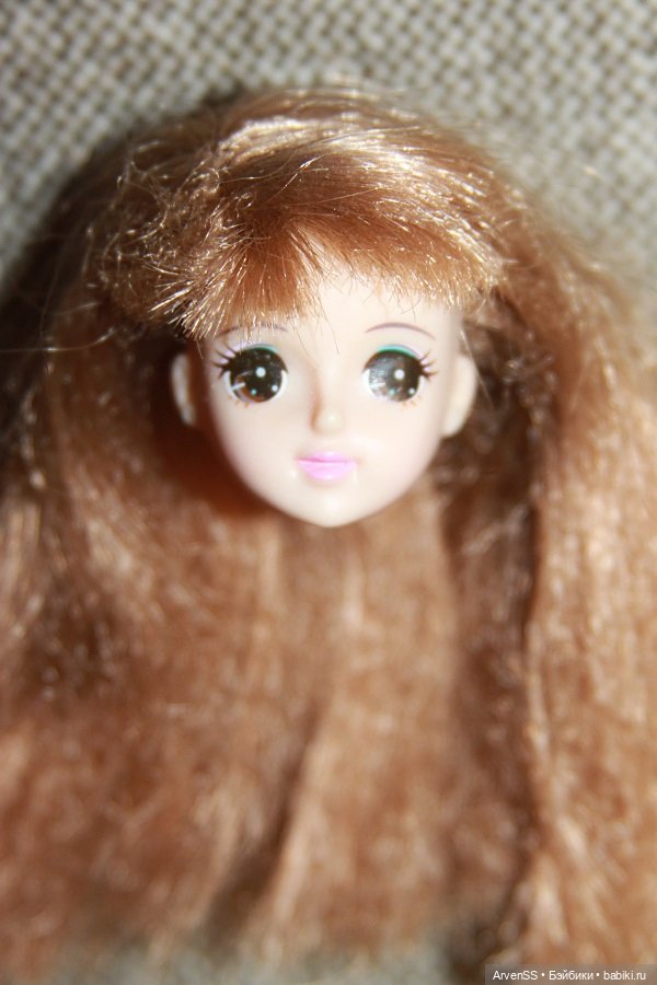 Голова винтажной подружки Дженни Мари компании Такара