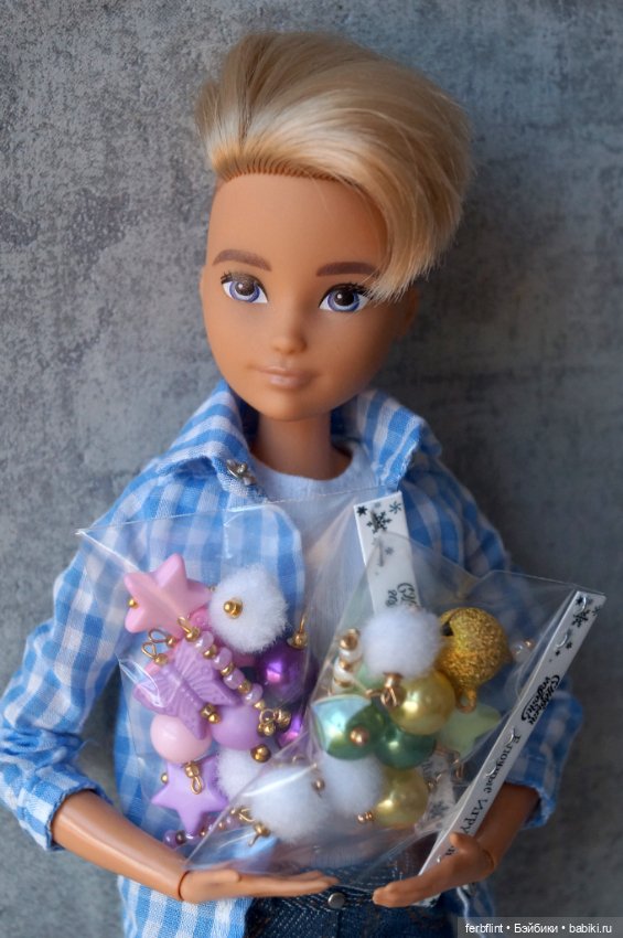 Наборы ёлочных игрушек №2 в масштабе 1:6 (фото 5)