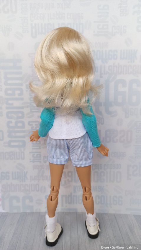 Парик 4-5" - Естественная волна, сливочный блонд (фото 4)