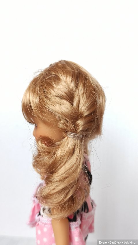 Парик 4-5" - Французские косички, золотой блонд (фото 2)