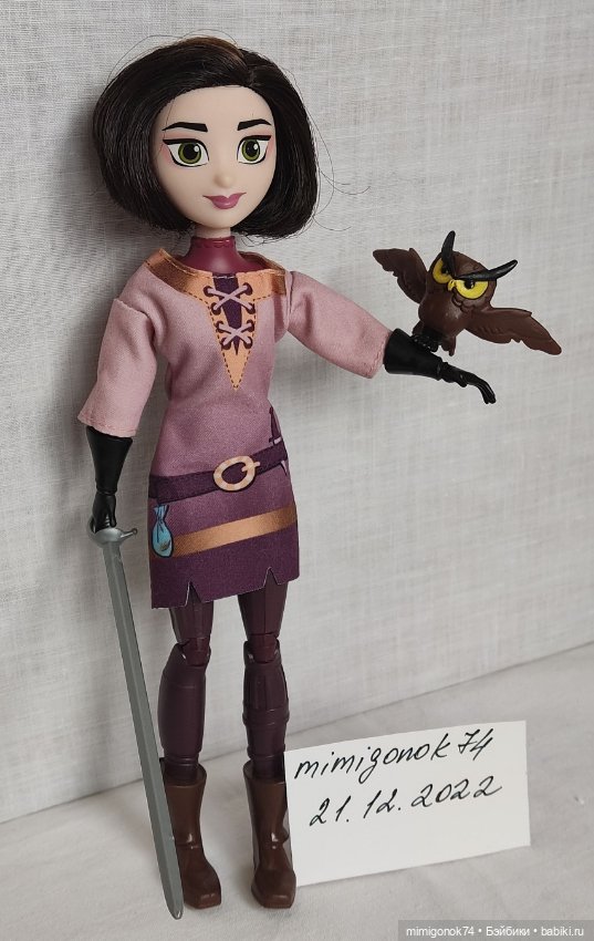 Кассандра с совой(мульт-сериал «Рапунцель: Новая история») от Хасбро (фото 7)