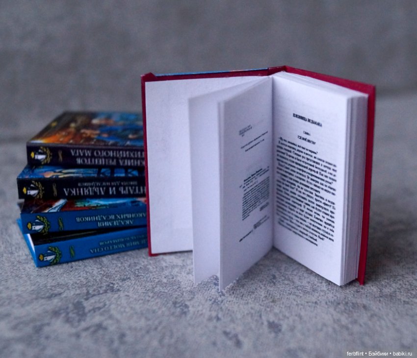 Книги серии "Академия магии" в масштабе 1:6 (фото 4)