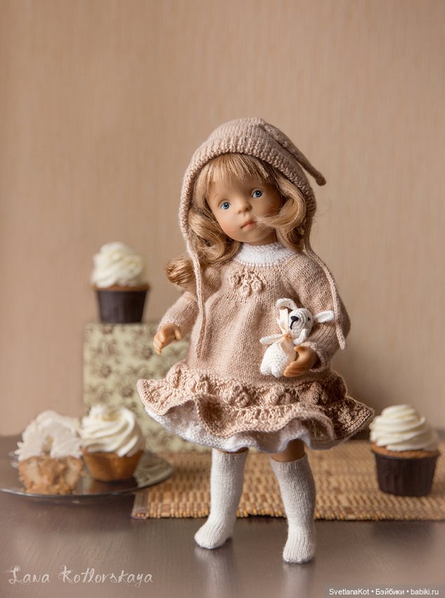 Мастер-класс по вязанию костюмчика "Кэнди-бар. Карамель" . для Минуш (фото 8)