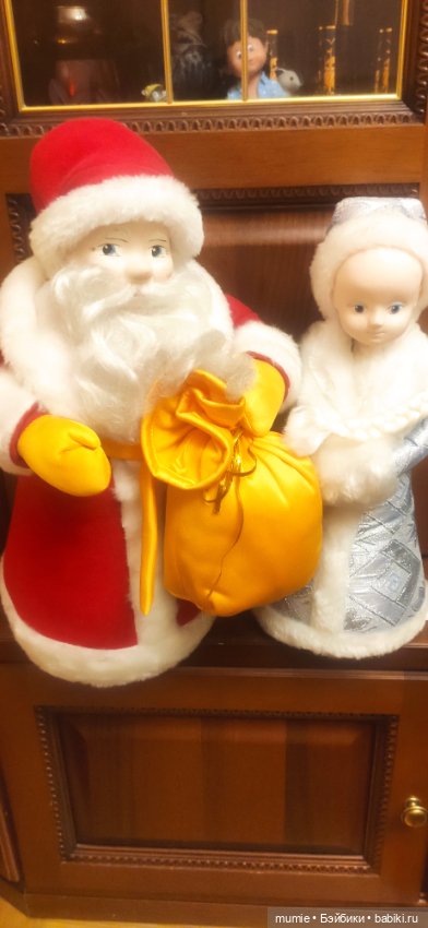 Дед Мороз и снегурочка — Винтажные куклы и игрушки детства