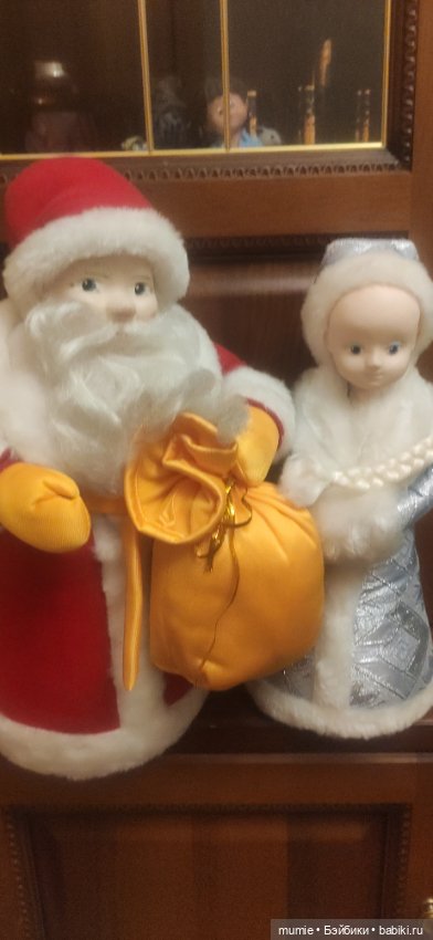 Дед Мороз и снегурочка — Винтажные куклы и игрушки детства (фото 5)