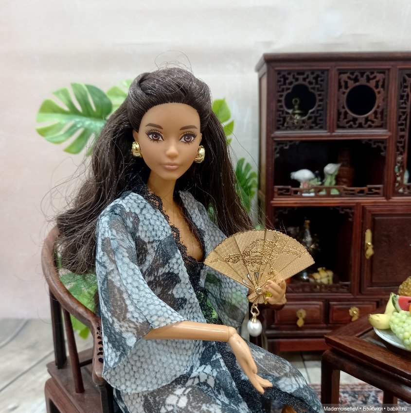 Веер складной — Украшения и очки для кукол (фото 2)