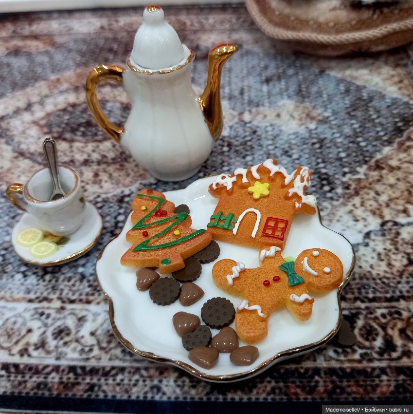 Рождественские пряники — Миниатюра для кукол (фото 3)