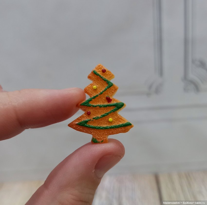 Рождественские пряники — Миниатюра для кукол (фото 10)