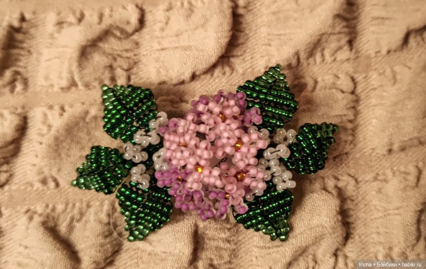 Заколка-брошь "Нежный букетик" (фото 2)