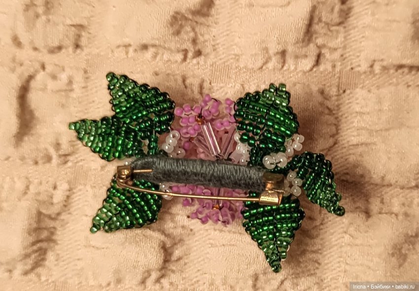 Заколка-брошь "Нежный букетик" (фото 3)