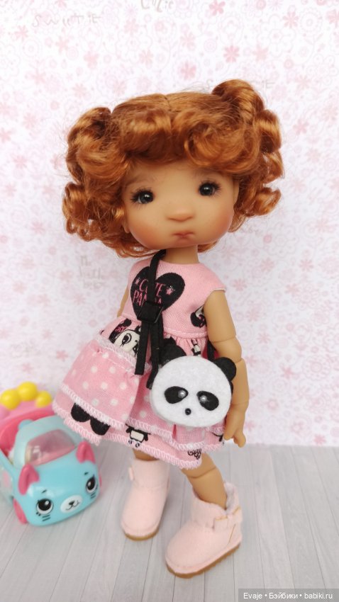 Парики 5-6" - Кудряшки с пробором, 3 цвета