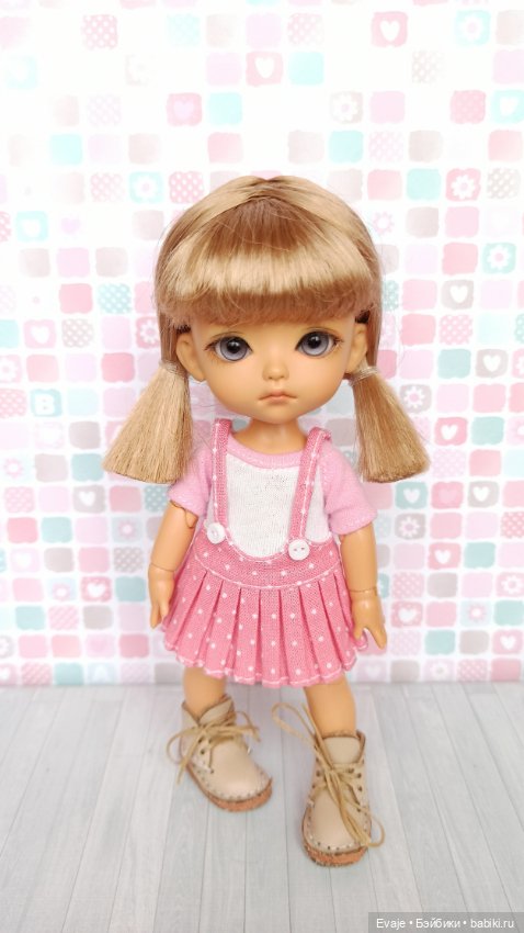 Парики 5-6" - Хвостики с ровным краем, 5 цветов (фото 6)