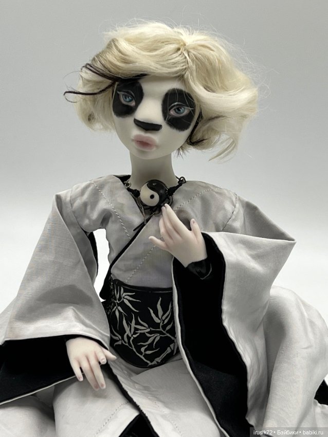 Панда от Марии Жуковой фарфор