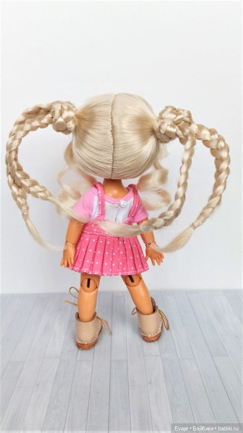 Парики 5-6" - Бобышки с косичками, 3 цвета (фото 7)