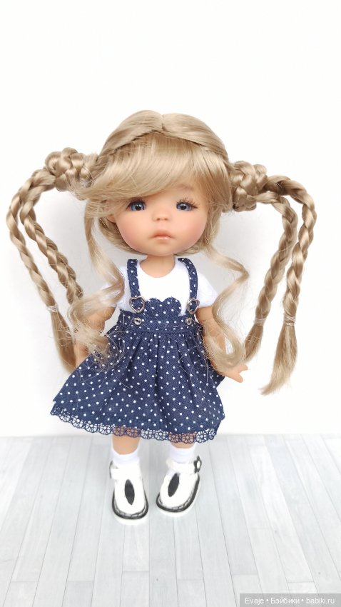 Парики 5-6" - Бобышки с косичками, 3 цвета (фото 8)