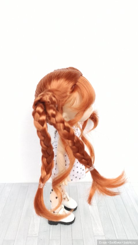 Парики 5-6" - Бобышки с косичками, 3 цвета (фото 3)