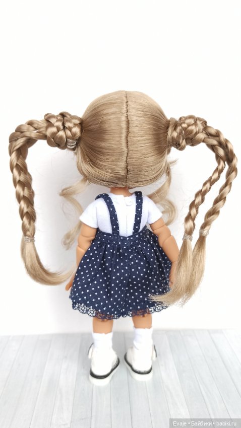 Парики 5-6" - Бобышки с косичками, 3 цвета (фото 10)