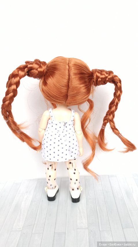 Парики 5-6" - Бобышки с косичками, 3 цвета (фото 4)