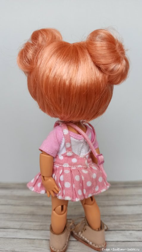 Парики 5-6" - Хвостики-фонтанчики, 5 цветов