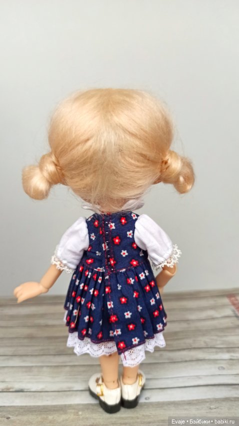 Парики 5-6" - Петельки снизу, 4 цвета (натуральный мохер) (фото 4)