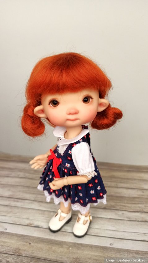 Парики 5-6" - Петельки снизу, 4 цвета (натуральный мохер) (фото 7)