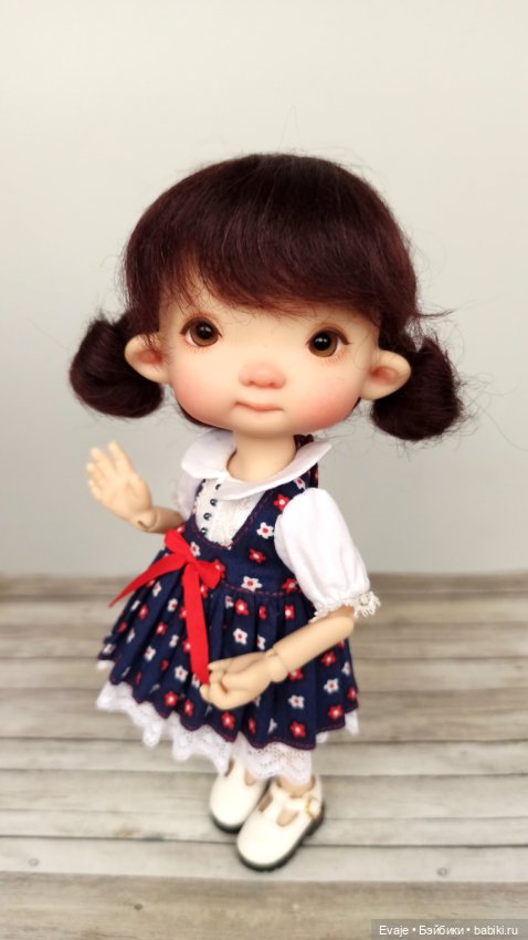 Парики 5-6" - Петельки снизу, 4 цвета (натуральный мохер) (фото 5)