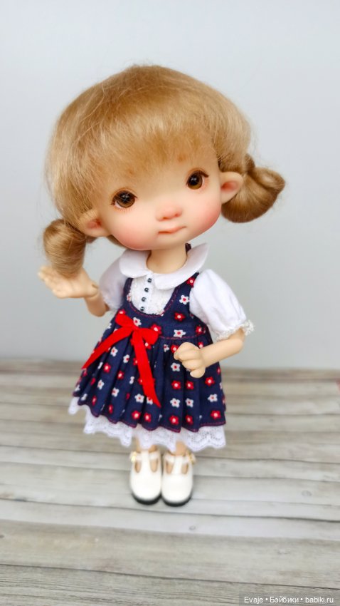 Парики 5-6" - Петельки снизу, 4 цвета (натуральный мохер)