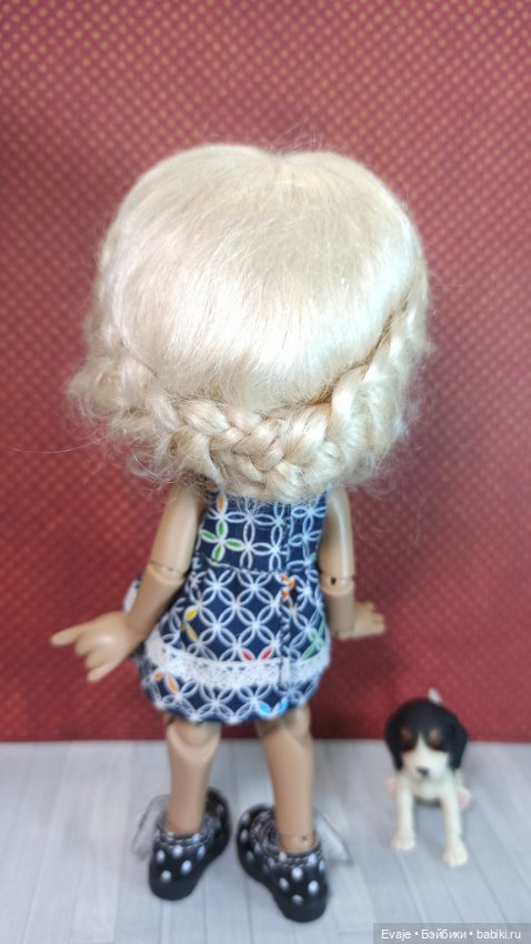 Парик 5-6" - Коса вокруг головы (натуральный мохер) (фото 3)