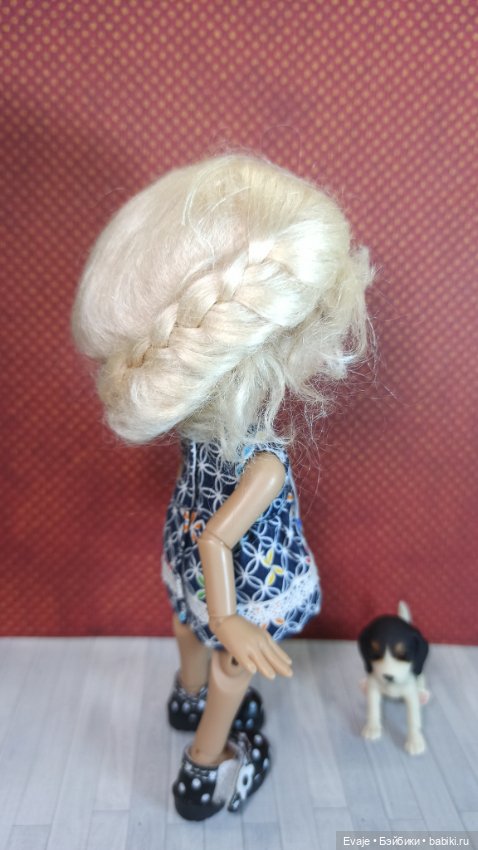 Парик 5-6" - Коса вокруг головы (натуральный мохер) (фото 4)