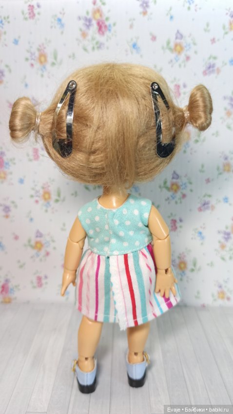 Парики 5-6" - Петельки-бельчонок с заколками, 2 цвета (натуральный мохер) (фото 4)