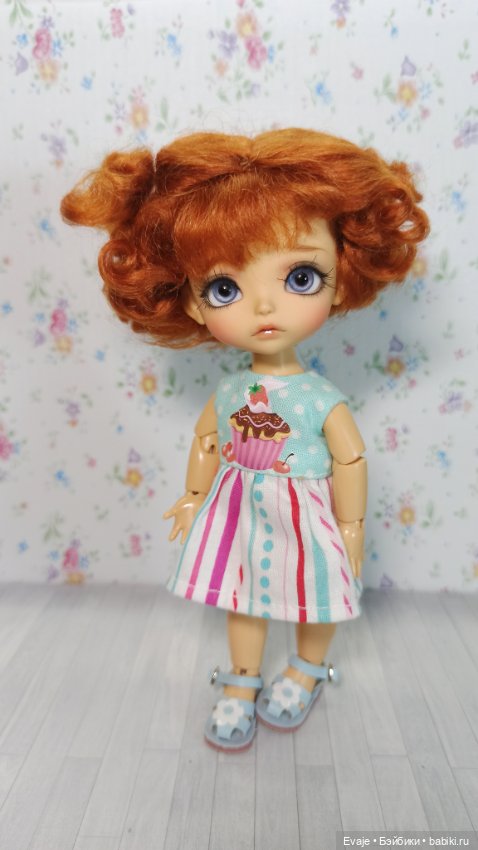 Парики 5-6" - Хохолок с кудряшками, 4 цвета (натуральный мохер) (фото 3)