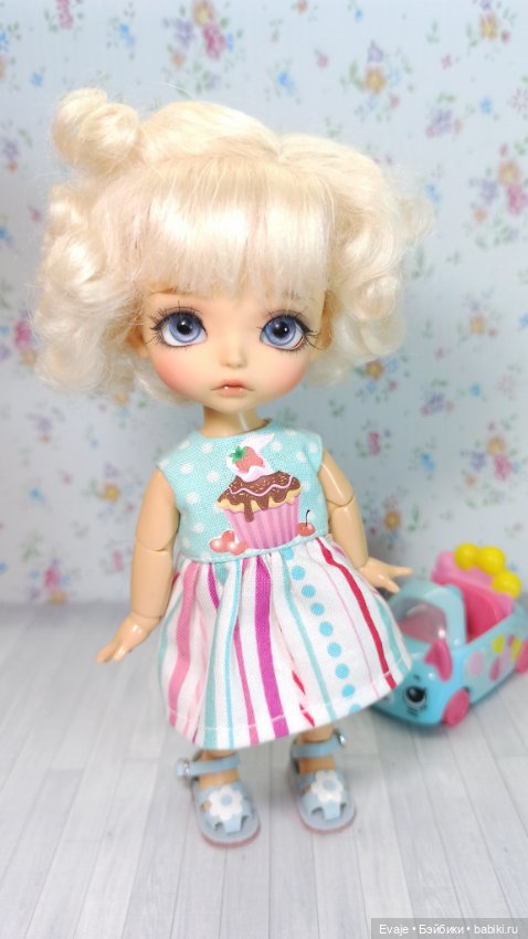 Парики 5-6" - Хохолок с кудряшками, 4 цвета (натуральный мохер) (фото 7)